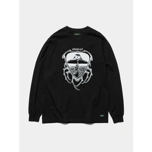Лонгслив Afield Out Perception L/S, размер L, , чёрный