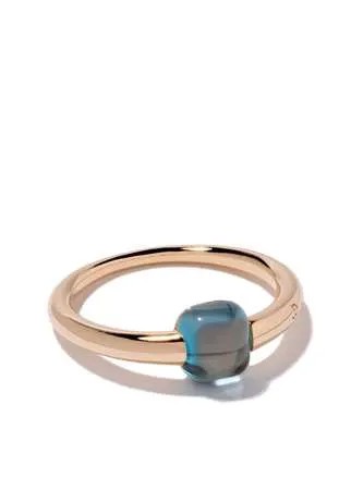 Pomellato кольцо M'ama non M'ama из белого и розового золота с топазом