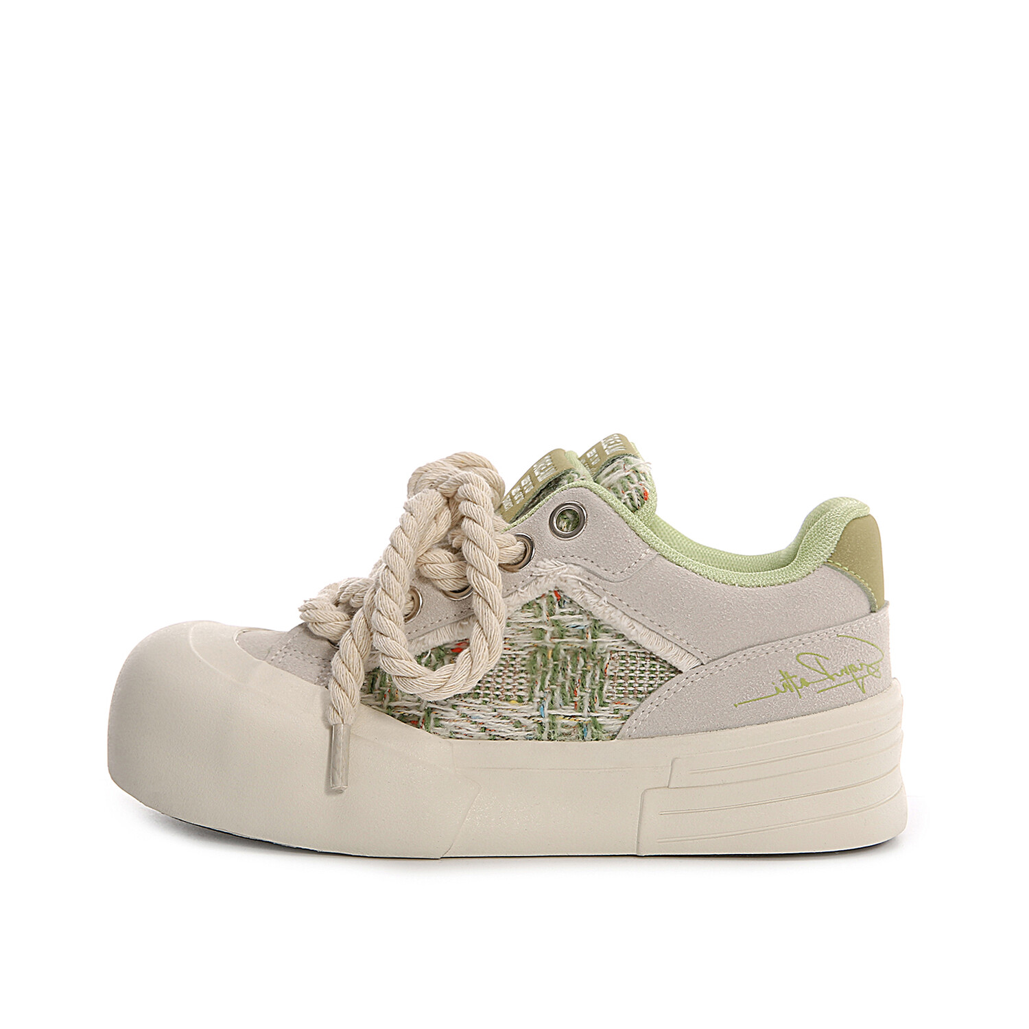 Кроссовки Lovely you Skateboarding Shoes Women's Low-top, хаки