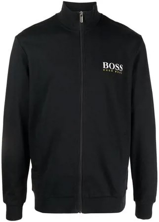 BOSS спортивная куртка на молнии с логотипом