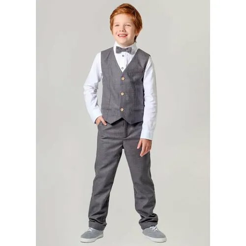 Костюм классический NINO kids, размер 116, серый