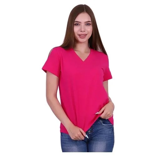 Футболка женская, артикул: 029612, цвет: фуксия, размер: 46