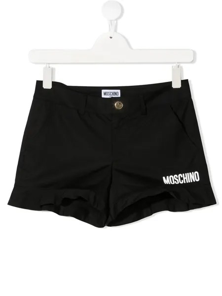 Moschino Kids шорты с логотипом