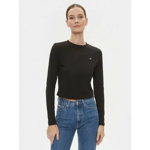 Лонгслив Calvin Klein Jeans, размер XL [INT], черный