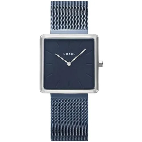Наручные часы OBAKU V236LXHLML, синий, серебряный