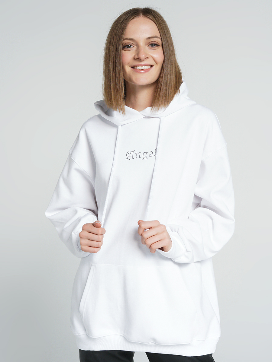 Худи ТВОЕ 81591 цв. белый р.M-L