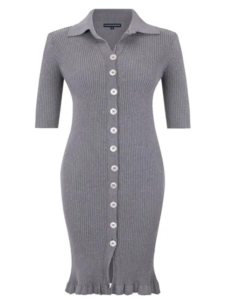 Платье Giorgio di Mare Knitted dress Francesca, цвет mottled grey