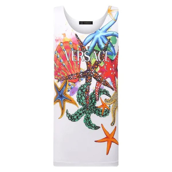 Хлопковая майка Versace