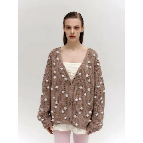 Кардиган MIRSTORES, размер M, песочный