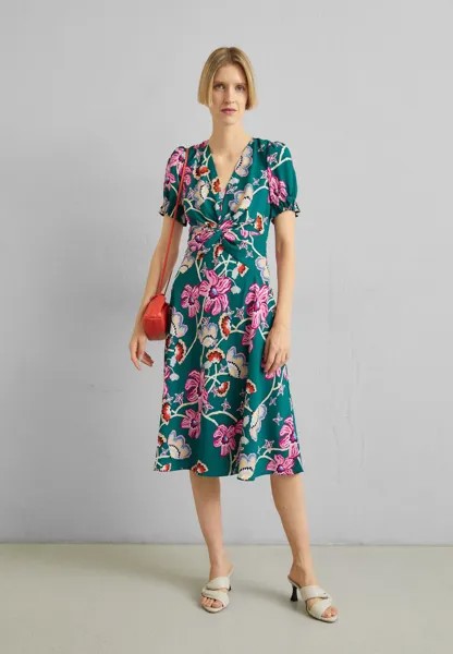 Платье летнее Anaba Dress Diane von Furstenberg, цвет tiger med quetzal green
