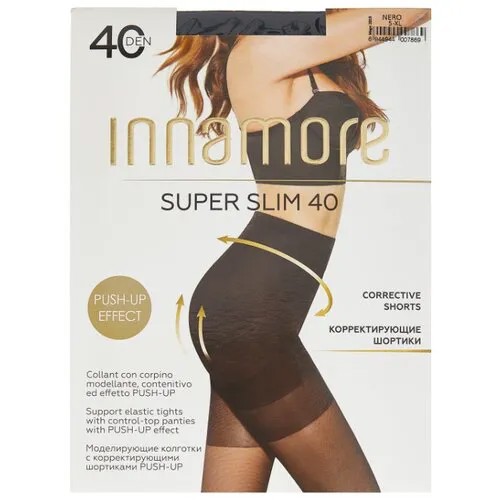 Колготки Innamore Super Slim 40 den, размер 5-XL, nero (черный)