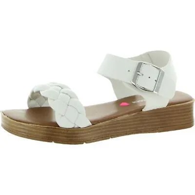 Плетеные сандалии на танкетке Steve Madden Girls с открытым носком BHFO 0381