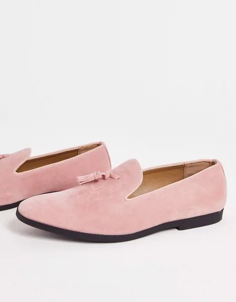 Розовые туфли с кисточками Truffle Collection-Розовый цвет