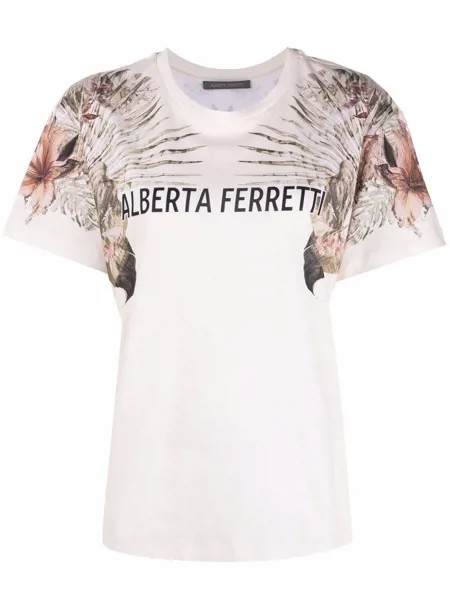 Alberta Ferretti футболка с логотипом