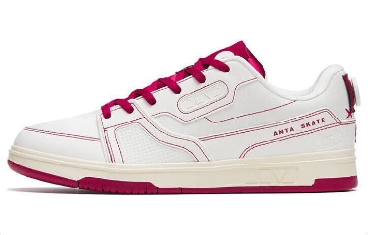 Кроссовки ANTA AOYU Skateboarding Shoes Women's Low-top White/Red, белый/красный