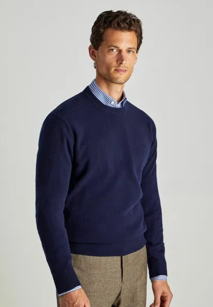 Вязаный свитер Façonnable, цвет marine blue
