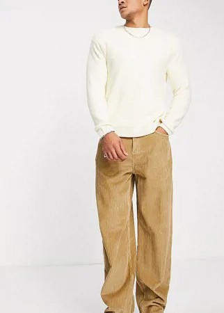 Светло-бежевые вельветовые джинсы свободного кроя в стиле 90-х Reclaimed Vintage Inspired-Светло-бежевый цвет