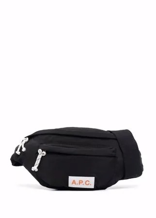 A.P.C. поясная сумка Protection с нашивкой-логотипом