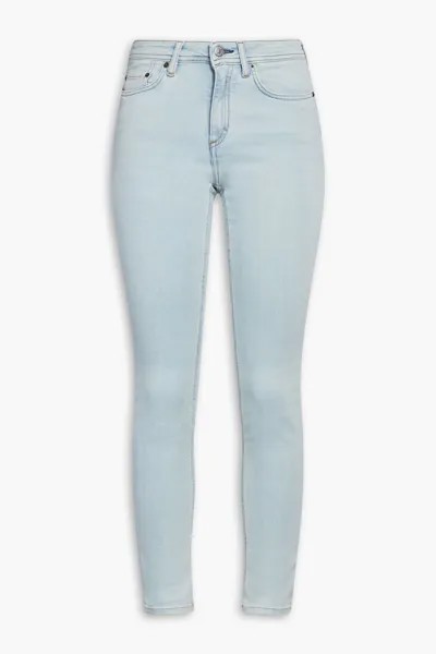 Джинсы скинни с заниженной талией Climb Acne Studios Blå Konst, легкий деним