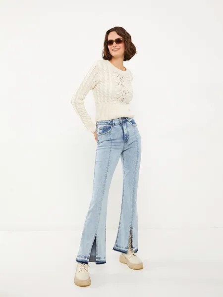 Испанские прямые женские джинсы с высокой талией Xside