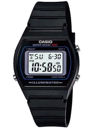 Японские наручные  мужские часы Casio W-202-1A. Коллекция Digital