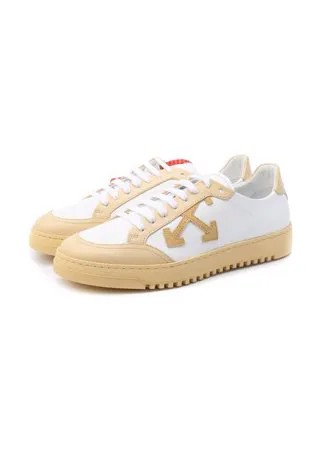 Кожаные кеды Arrow Off-White