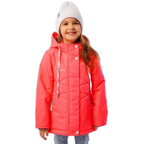 Парка UKI KiDS, размер 98, коралловый