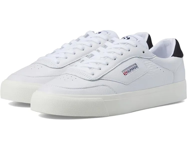 Кроссовки Superga 3843 Court, цвет White/Bristol Black/Full Avorio