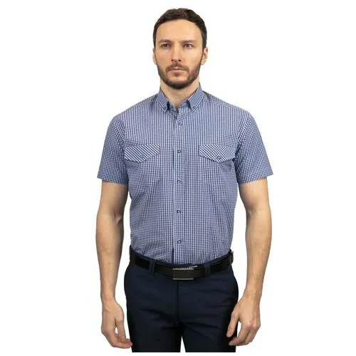 Рубашка GroStyle, размер 48/182, синий