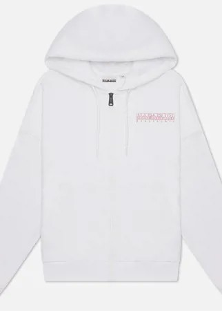 Женская толстовка Napapijri Bilea Full-Zip Hoodie, цвет белый, размер M