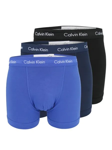 Обычные боксеры Calvin Klein, синий кобальт/ночь-синий/черный