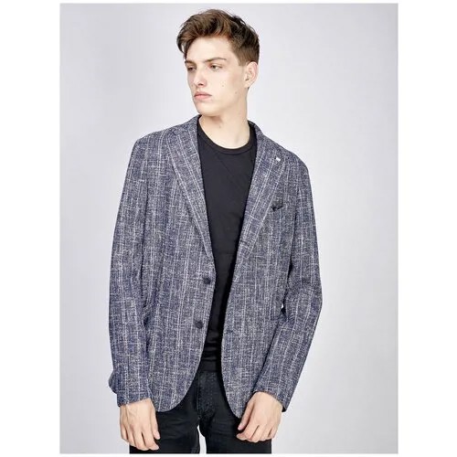 Пиджак Manuel Ritz, однобортный, размер 56, синий