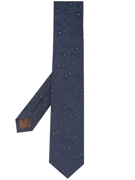Church's галстук с вышивкой пейсли