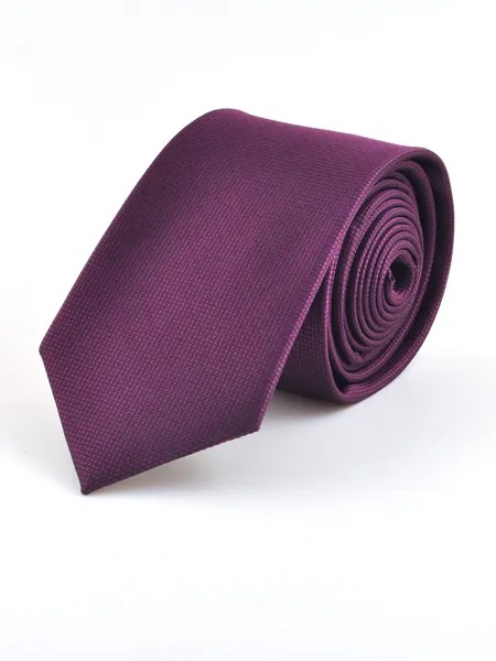 Галстук мужской 2beMan tie-poly-kltext-wide фиолетовый