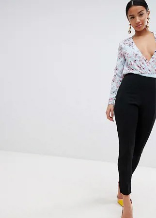 Черные брюки-сигареты Missguided Petite-Черный