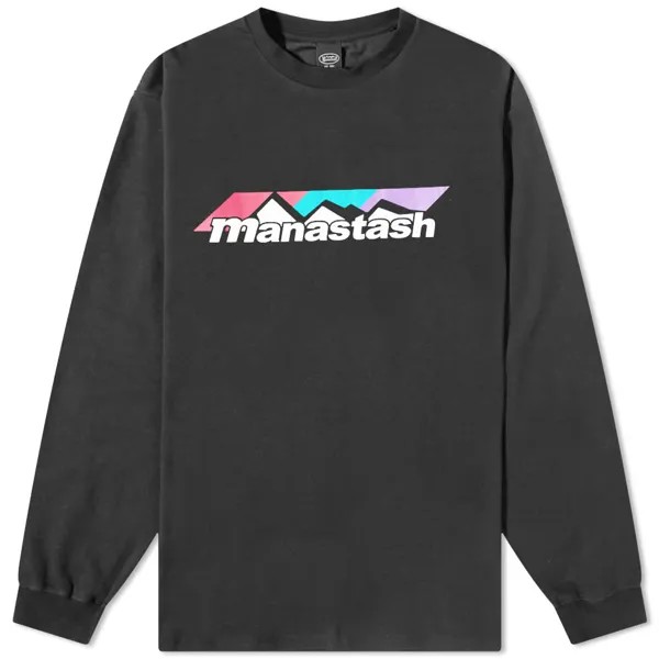 Футболка Manastash Long Sleeve Scheme Logo Tee