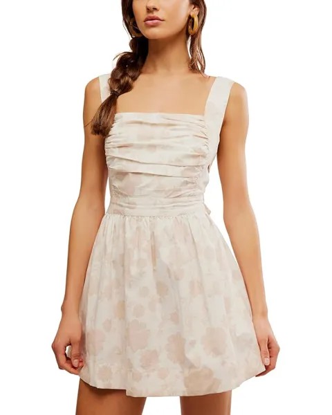 Платье Free People Meet Me in Maui Printed M, цвет Ivory Combo