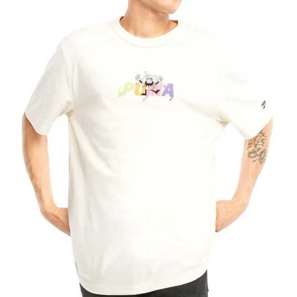 Футболка Puma Downtown T-shirt, бежевый