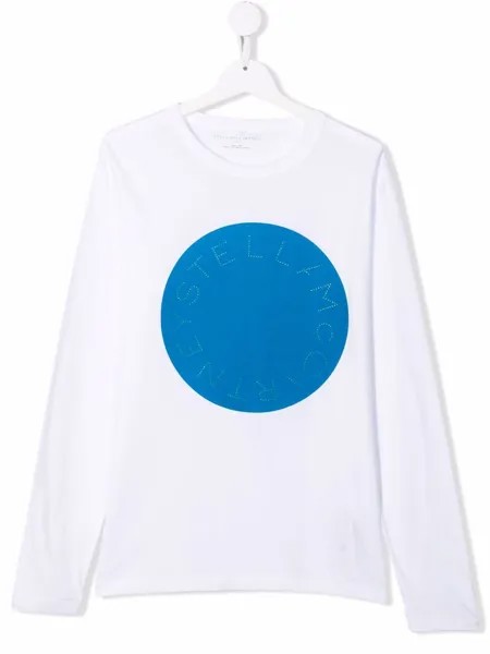 Stella McCartney Kids футболка с логотипом