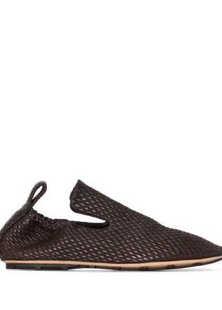 Bottega Veneta стеганые слиперы Lattice