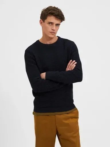 Свитер с круглым вырезом SELECTED HOMME 