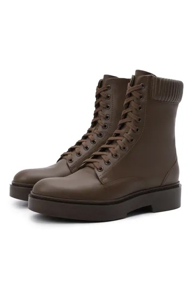 Кожаные ботинки Santoni