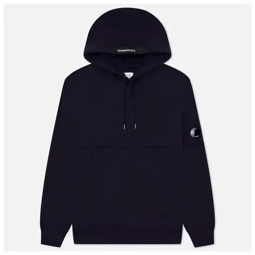 Мужская толстовка C.P. Company Logo Hoodie Diagonal Raised Fleece синий, Размер S