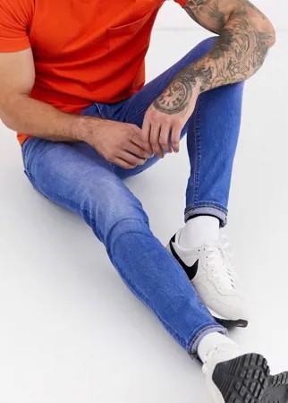 Синие зауженные джинсы Celio-Синий