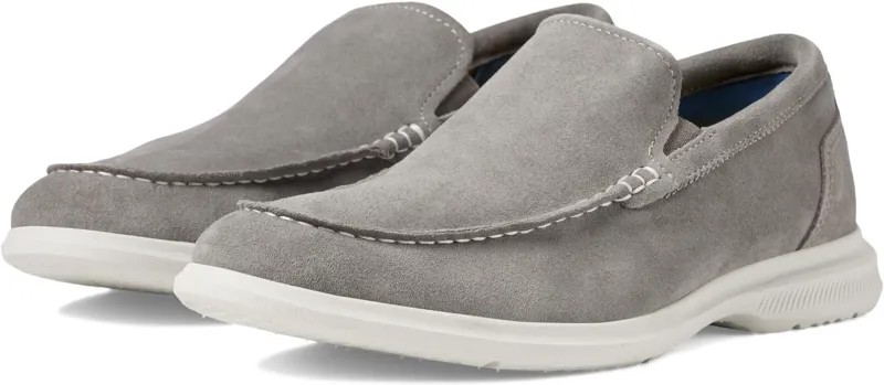 Лоферы Hamptons Moc Toe Venetian Loafer Florsheim, цвет Gray Suede