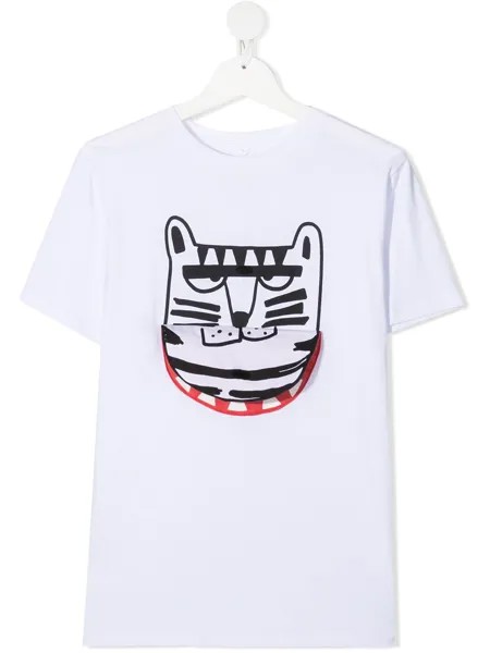 Stella McCartney Kids футболка с принтом