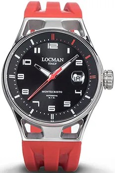 Fashion наручные  мужские часы Locman 0541A01S-00BKRDSR. Коллекция MONTECRISTO