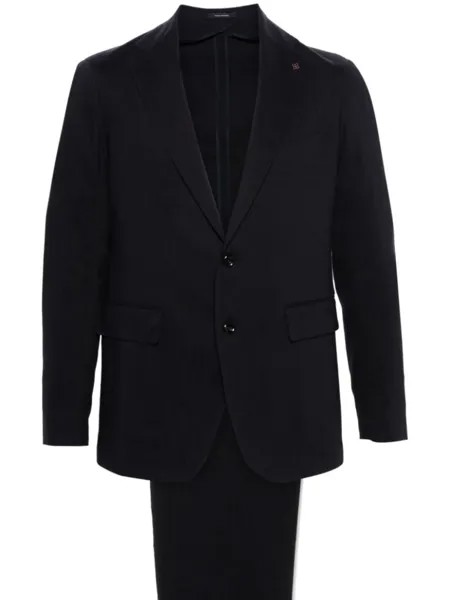 Фактурный однобортный костюм Tagliatore, фиолетовый