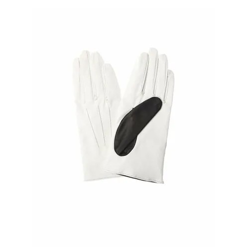 Yohji Yamamoto Белые кожаные перчатки One Size