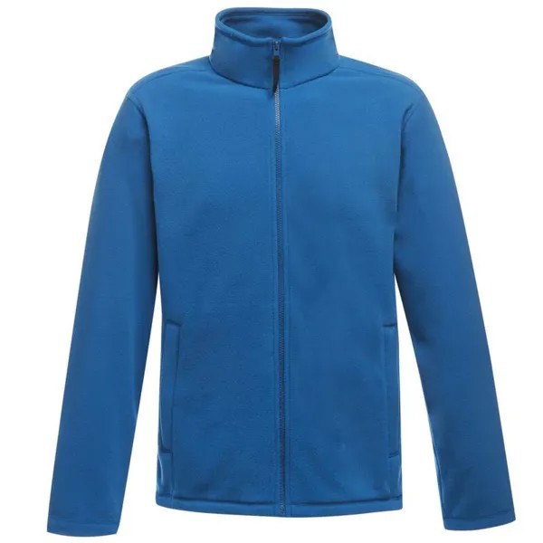 Мужская однотонная куртка из микрофлиса на молнии, синяя REGATTA, цвет azul